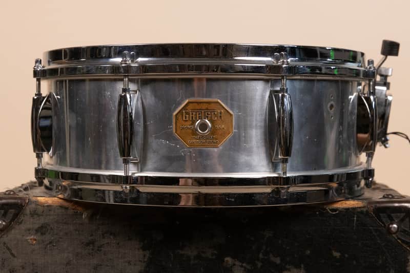 1970s Gretsch 5x14 Aluminum Model #4408 Snare Drum image 1