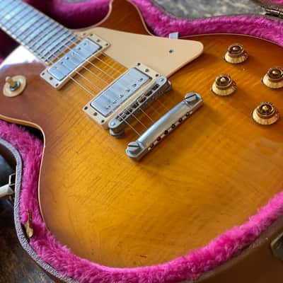 Gibson 2003 Les Paul Standard Subtle Honeyburst Flametop w/ OHSC Non-Chambered w/ Grovers image 5