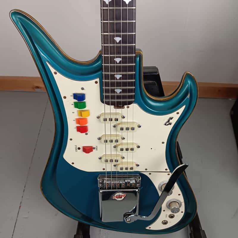 Teisco Spectrum 5 original 1960s vintage Japanese bizarre guitar