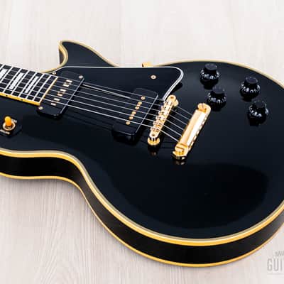 1994 Gibson Historic Les Paul Custom 1954 Reissue LPB4 Ebony, Near-Mint w/ Hangtags, Case image 9