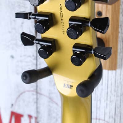 ESP LTD EC-2025 50th Anniversary Electric Guitar Metallic Gold w Hardshell Case image 14