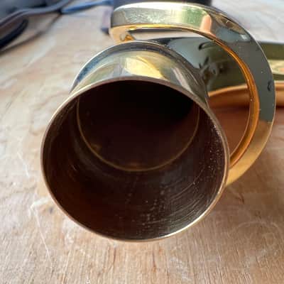 Yamaha Custom F1 Tenor Sax Neck - Gold Plated image 9