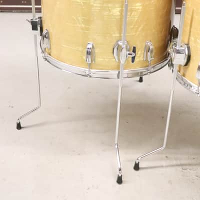 Ludwig USA Legacy Mahogany 4pc Butterscotch Pearl Drum Kit Set 24/18/16/13" image 9