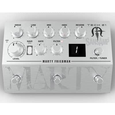 New Tech 21 Marty Friedman SansAmp MF1 Preamp Guitar Effects Pedal image 1