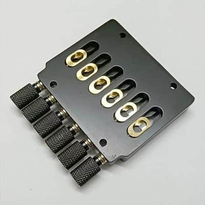 Brass Headless Guitar Fixed Bridge System with Brass Saddles image 4