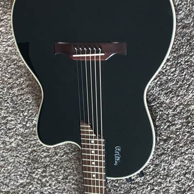 Epiphone Chet Atkins sst acoustic electric guitar black and gold fish man electronics tweed gigbag image 4