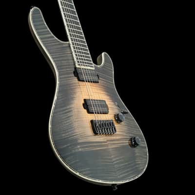 Mayones Regius 7, Transparent Natural Black Burst image 2