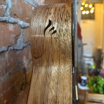 Flight Comet EQ-A Blue Tenor Ukulele - Solid Mango and Flame Maple 2020 - Blue Tiger image 9