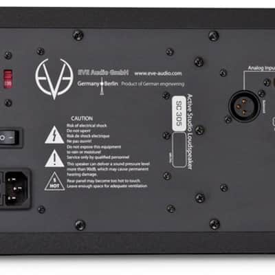 Eve Audio SC305 5" 3-Way Active Studio Monitor - Single 2012 - Present - Black image 2
