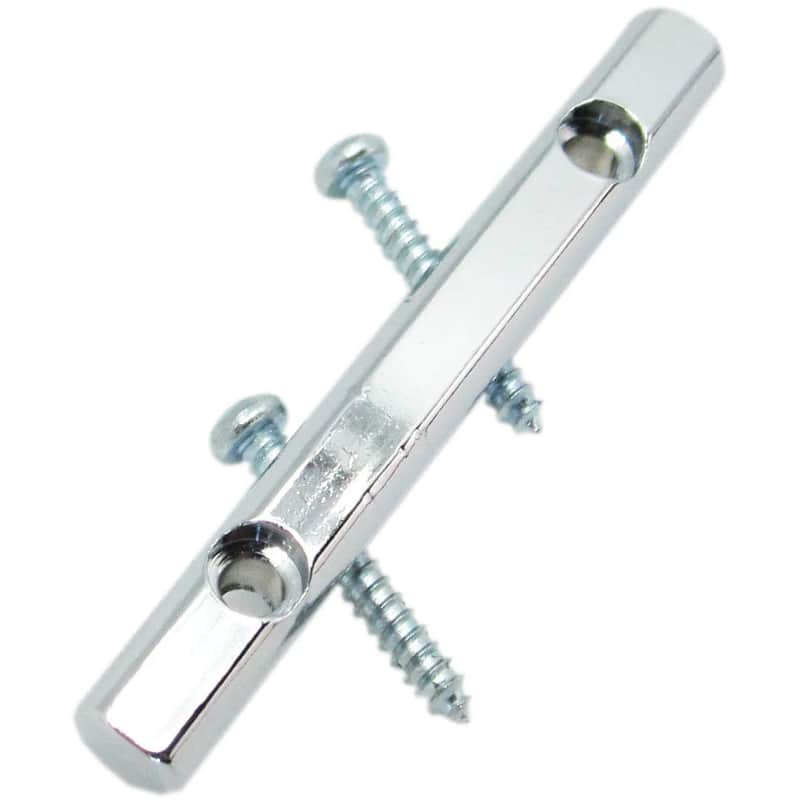 Floyd Rose FR Original String Retainer with Screws Chrome image 1