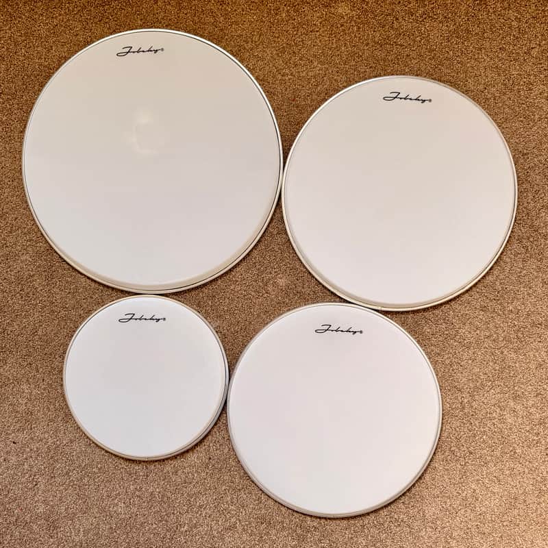 ✨ As-New Jobeky Prestige Mesh Drum Heads (Set of 4) image 1