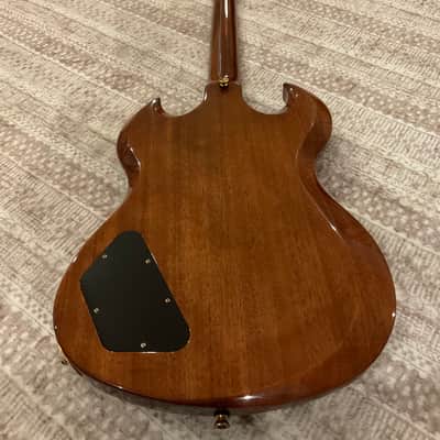 2016 Dean USA Exotic Gran Sport NAMM Show 1-Off Flamed Redwood! w/OHSC image 6