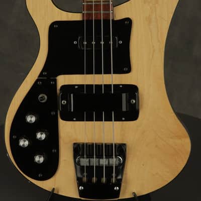 1986 Rickenbacker 4003 Bass LEFT-HANDED Mapleglo LH BT Black Trim + Hardware image 1