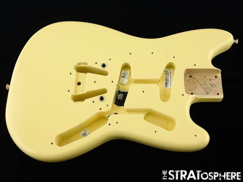 2022 Fender American Performer Mustang Series BODY, USA Guitar Vintage White image 1