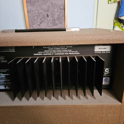 Fender Acoustasonic SFX 2-Channel 2 x 80-Watt 1x8" / 1x10" Acoustic Guitar Amp 1999 - 2003 - Brown image 7