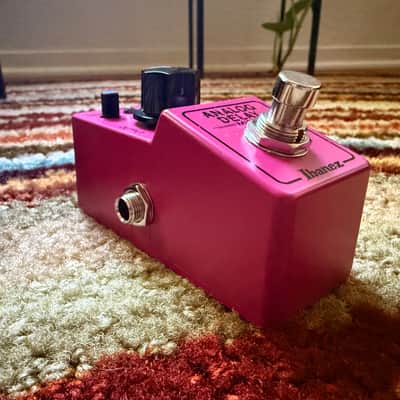 Ibanez ADMINI Mini Analog Delay 2010s - Maroon pink image 5