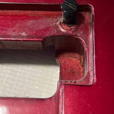 1980's Made in Japan Kramer F-1000 Candy Apple Red Single Pickup Guitar Body Floyd Ready image 7