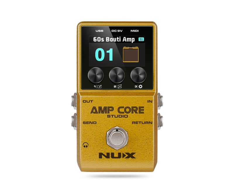 NUX Amp Core Studio Guitar Amp Modeling Pedal image 1