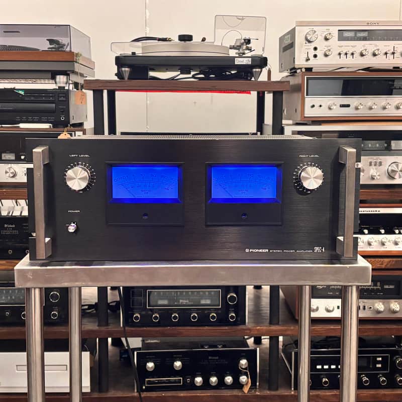 Pioneer Spec-4 Stereo Power Amplifier w/ Extra Faceplate