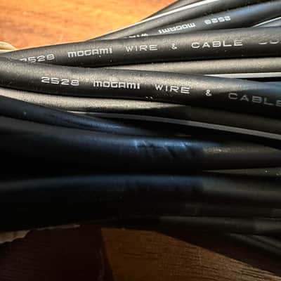 3x Mogami W2528 Dual-Channel Studio Cables w/ Neutrik 1/4" Connectors; Bundle - 10ft image 3