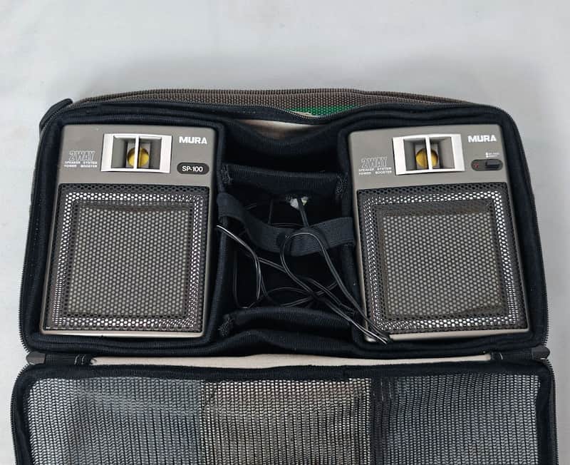 Mura SP-100 Sound-Stepper 2-Way Speaker System w/ 3/8" Input - Gray image 1
