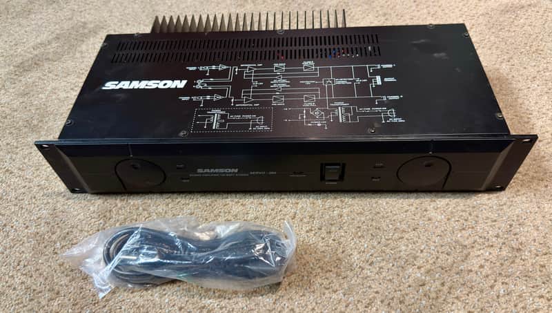 Samson Servo 260 2-Channel Studio Power Amplifier - Very Good