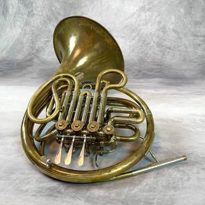 F.E. Olds F/Bb Double French Horn 4 Valve With Case image 3