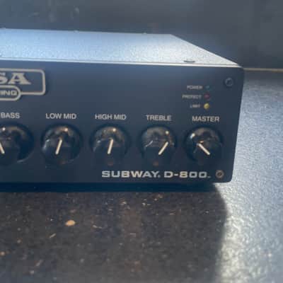 Immagine Mesa Boogie Subway D-800 800-Watt Bass Amp Head 2015 - Present - Black - 6