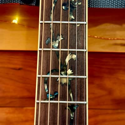 Morris W-65M "Tree of Life" 1970s MIJ Acoustic Natural W/HARD CASE image 10