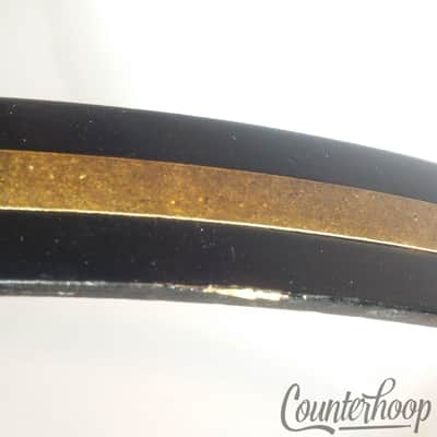 Slingerland 24"Gold Sparkle Bass Drum Hoop/Rim Vintage 50s Radio King 1Ply Maple image 3