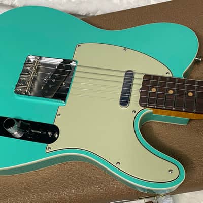 NEW! Fender Custom Shop Flamethrower Telecaster Custom - NOS - Modern Specs - Texas Special Pick-Ups - AAAA Flamed Neck -Seafoam Green - Authorized Dealer - 8lbs - G07232 image 1