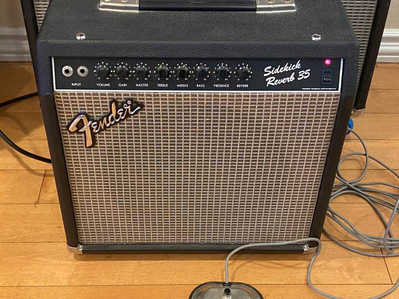 Fender Sidekick Reverb 35 1980's Black | Reverb