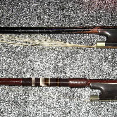 Vintage Violin Bows, German, American, Bausch, Heddon Lot of 4 image 18