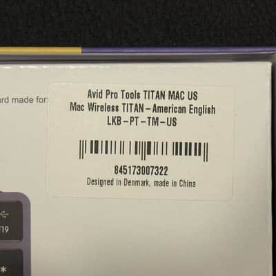 LogicKeyboard Titan Wireless Backlit Keyboard for Avid Pro Tools - Mac 2025 image 5