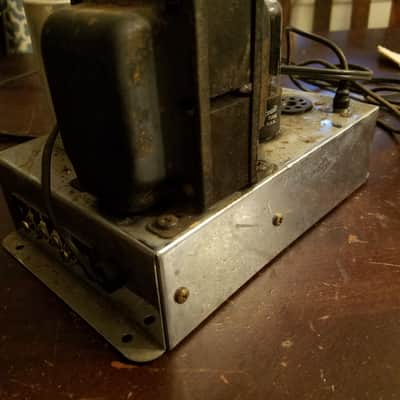 Craftsmen Rare mono tube amp dual 6W6 10 watt C450 1954 - chrome image 7