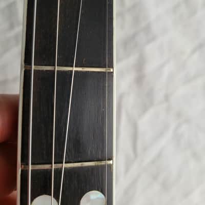 Vega Electrovox Blonde Archtop Tenor Guitar, Model TR1. circa 1930's - 1940's, serial #5208 image 20