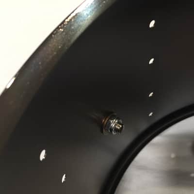 NEW DW Collector’s Series 14x8 Black Nickel Brass Snare Drum Shell w/ 20 Lugs, Workshop image 5