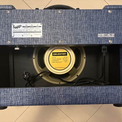 Supro 1968RK Keeley Custom 25-Watt 1x12" Guitar Combo 2021 - Present - Blue Rhino image 3