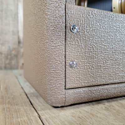 Fender Vibrolux Amp Wheat Grille 1962 - Brown Tolex image 13