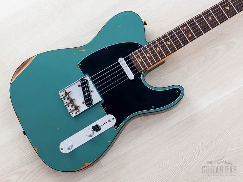 Fender Custom Shop 1963 Telecaster Custom Relic Sherwood Green w/ Twisted Tele, Seymour Duncan Little '59 image 1