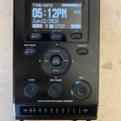 Marantz PMD661MKII 2-Channel Handheld Solid State Digital Recorder 2010s - Black image 1
