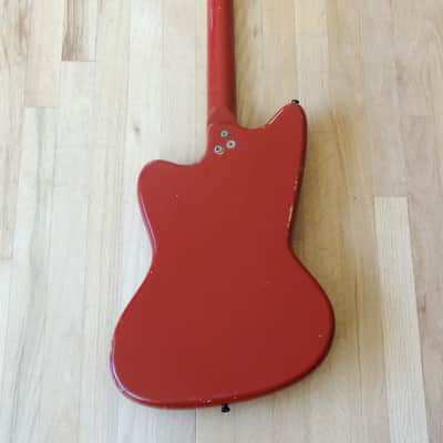 1967 Silvertone by Harmony 1488 Silhouette Vintage Guitar DeArmond Gold Foils image 3