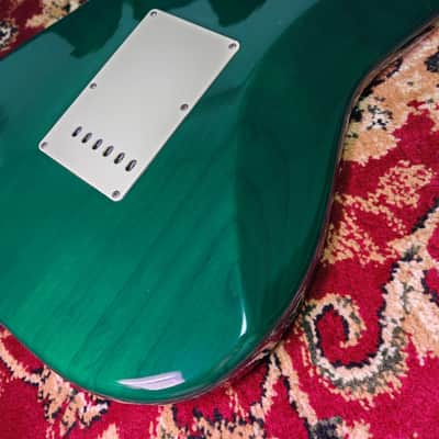 *RARE* 2013 Fender Stratocaster '62 Reissue ST62QT-YLM Yellow Lime Burst, High Grade Quilt Maple Top, Non-Catalog w/ Hangtags, MIJ Fujigen image 25