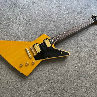 Gibson Custom Shop 1958 Explorer Korina - Black Pickguard image 2