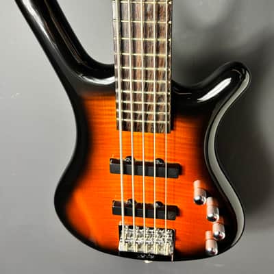 Warwick RockBass Corvette Classic 5 String Electric Bass - 2 Tone Sunburst image 4