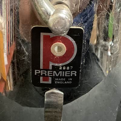 Vintage Premier 14” Marching Snare drum Serial 2987 - Silver image 2