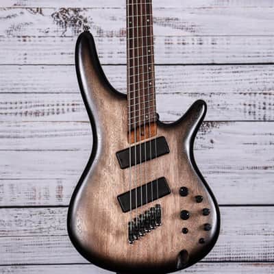 Ibanez SRC6MS Bass Guitar | Black Stained Burst Low Gloss image 1