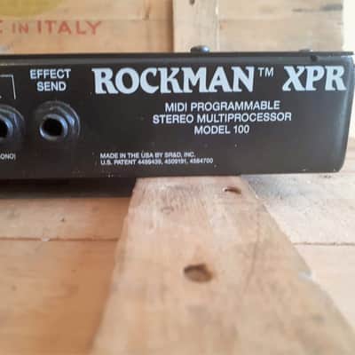 Rockman XPR Midi programmable preamp 100 presets 1989-1991 image 10