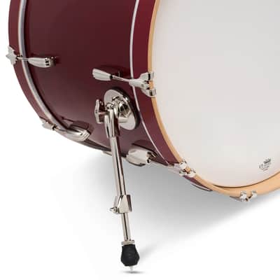 Slingerland Studio King 4pc Drum Set 22/10/12/16 Royal Crimson imagen 8