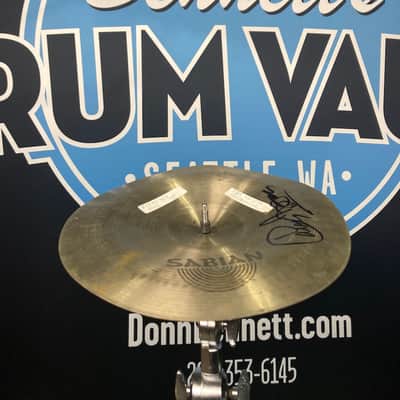 Sabian Carmine Appice, 12" Carmine Appice Signature Series Chinese Cymbal C, Bent (#4) Autographed!! - Natural image 1
